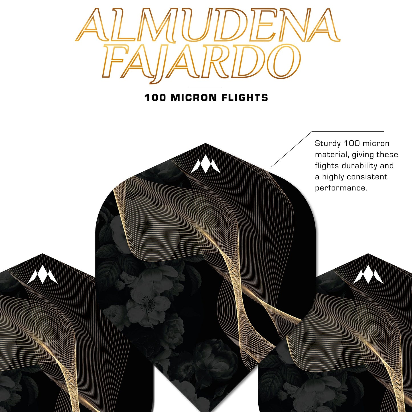 Mission Solo Dart Flights - 100 Micron - Std - No2 - Almudena Fajardo