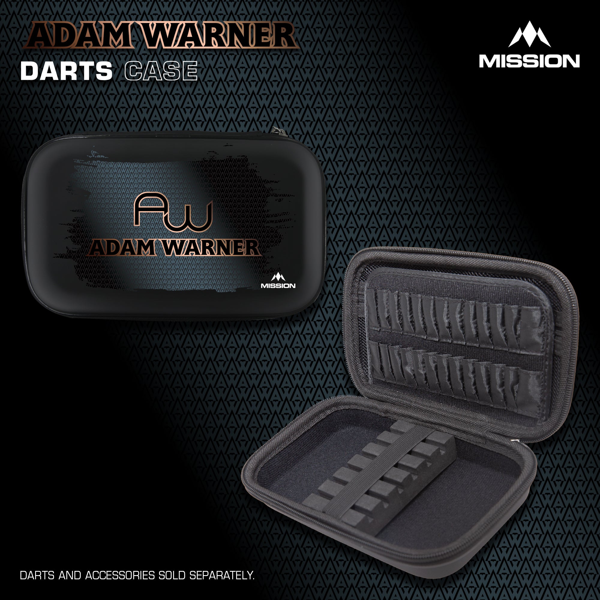 Mission Darts Players- EVA Dart Case - Adam Warner