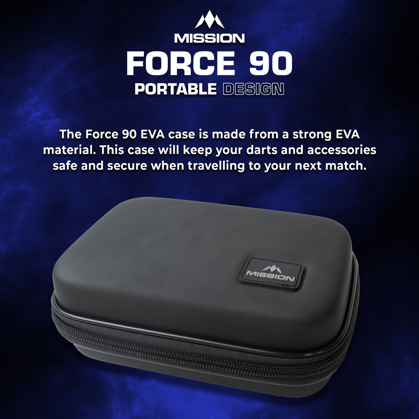 Mission Force 90 Dart Case - EVA Moulded Wallet - Large