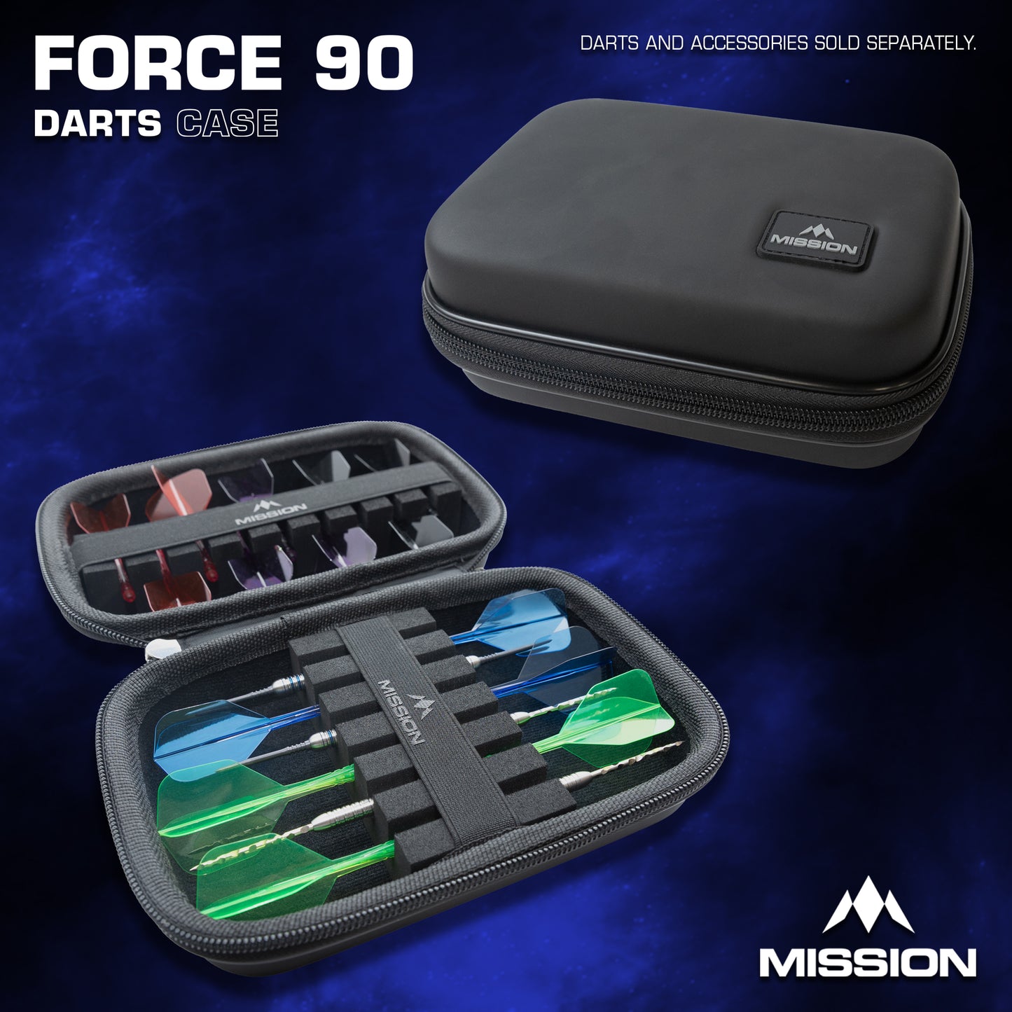 Mission Force 90 Dart Case - EVA Moulded Wallet - Large