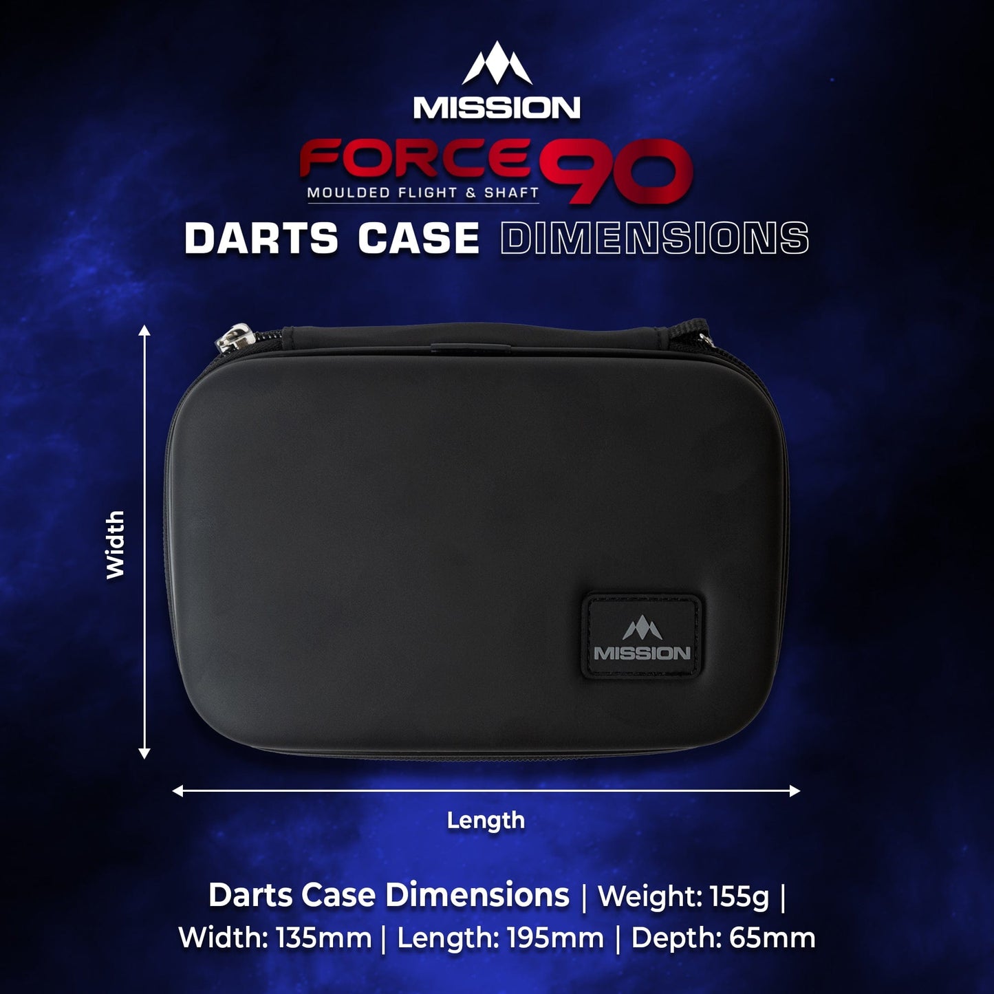 Force 90 Dart Case - EVA Moulded Wallet - Large