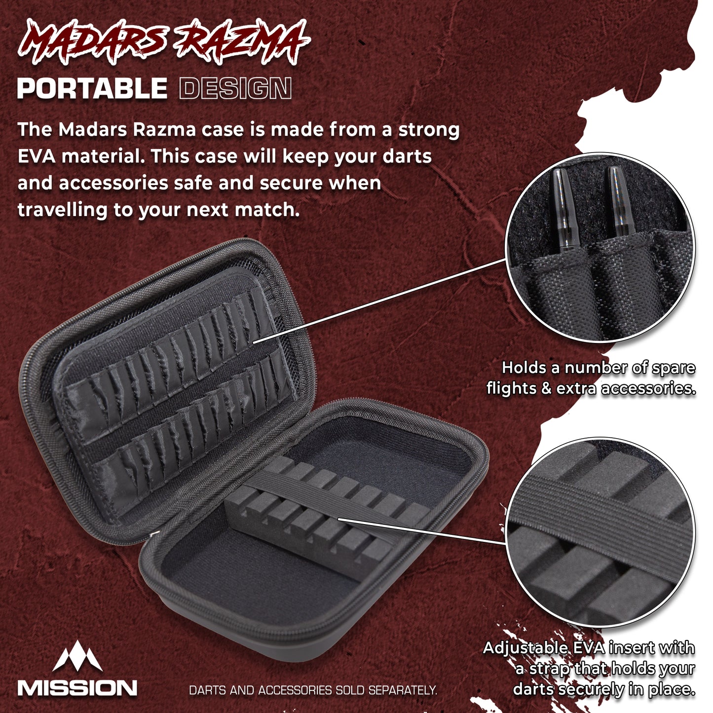 Mission Darts Players- EVA Dart Case - Madars Razma