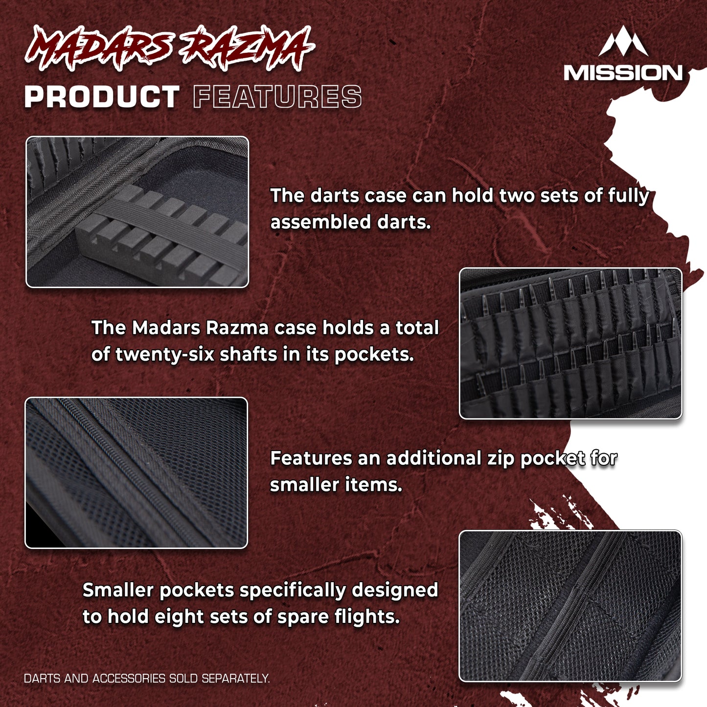 Mission Darts Players- EVA Dart Case - Madars Razma