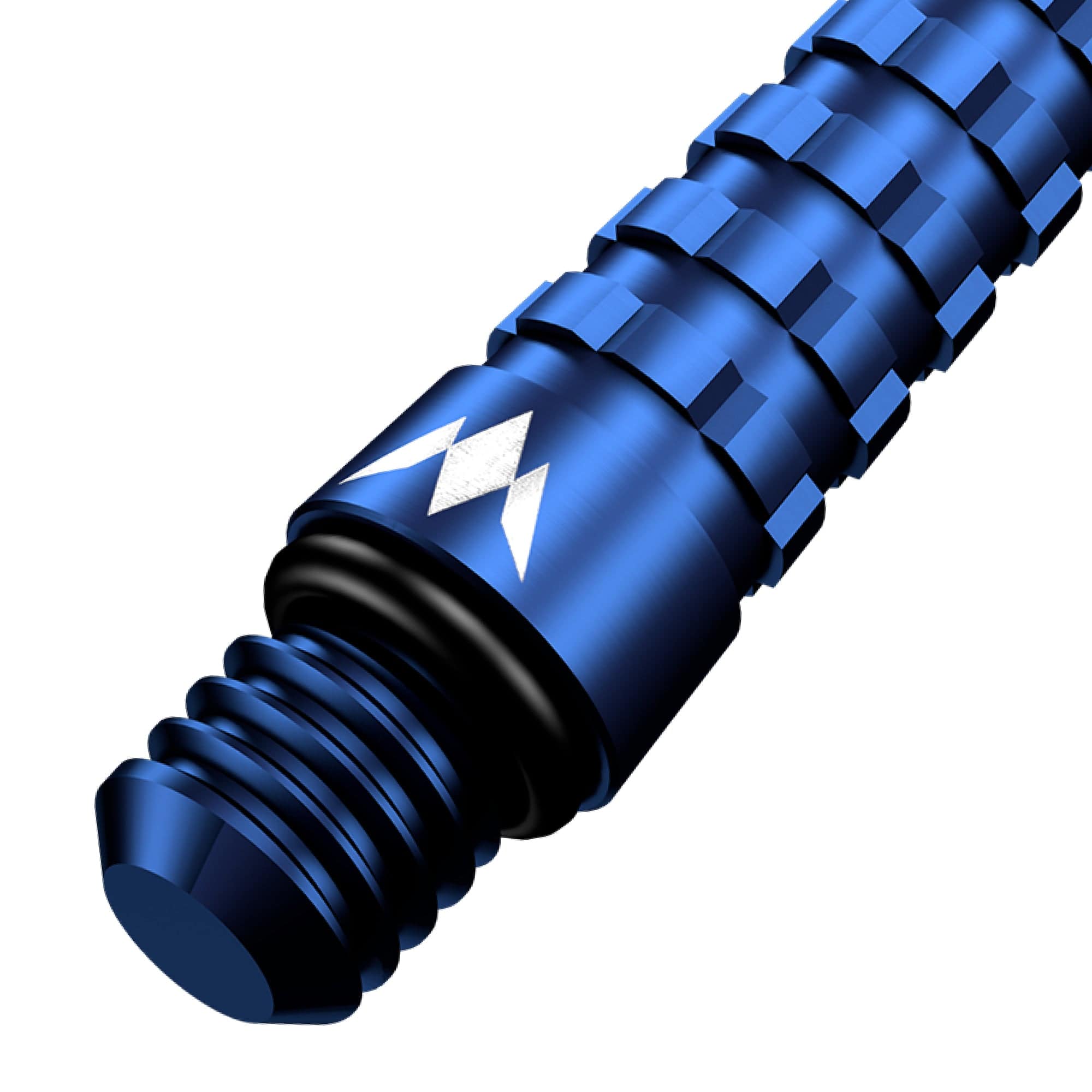 Mission Atom13 Aluminium Shafts - Anodised Metal Stems - Blue