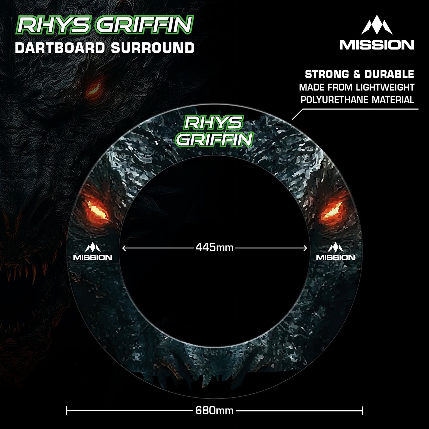 Mission Darts Players- Surround - Rhys Griffin