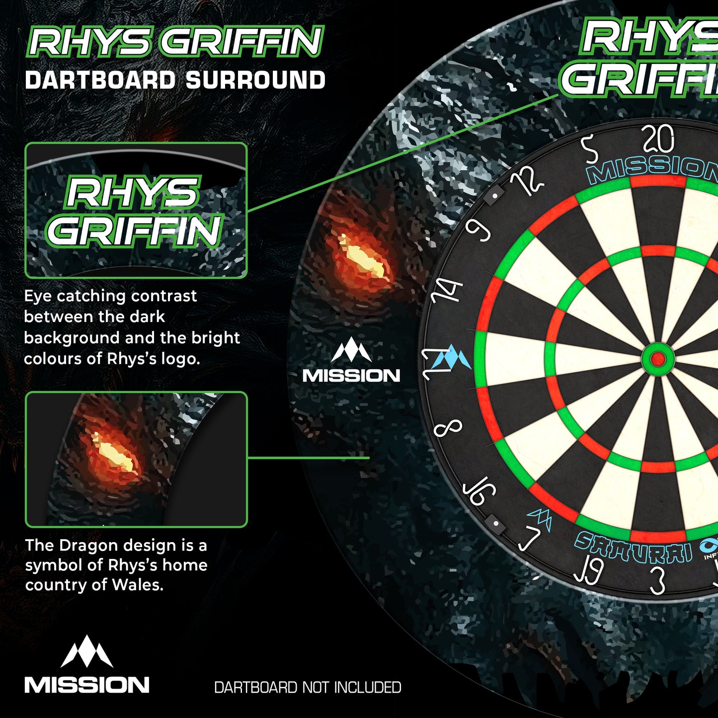 Mission Darts Players- Surround - Rhys Griffin