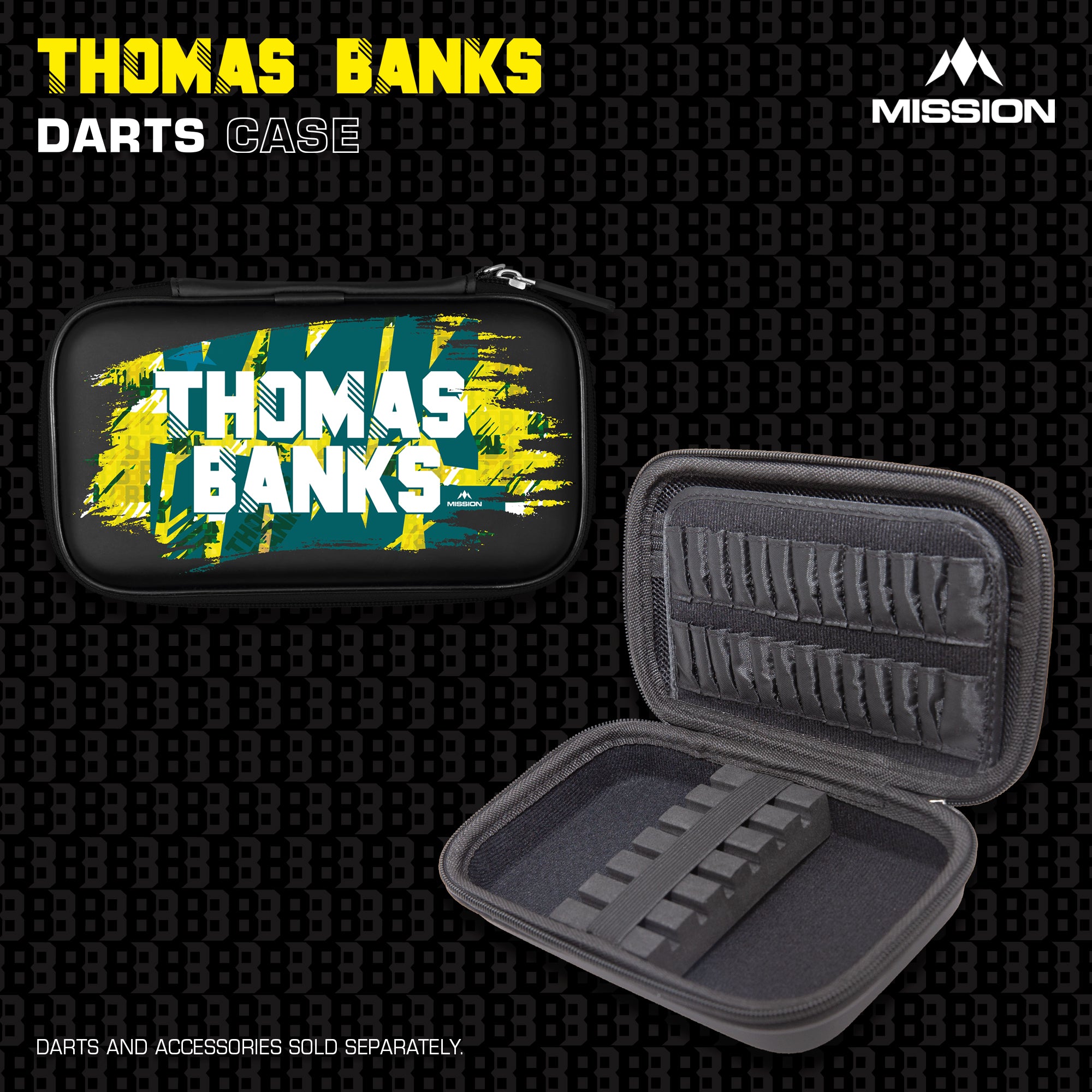 Mission Darts Players- EVA Dart Case - Thomas Banks