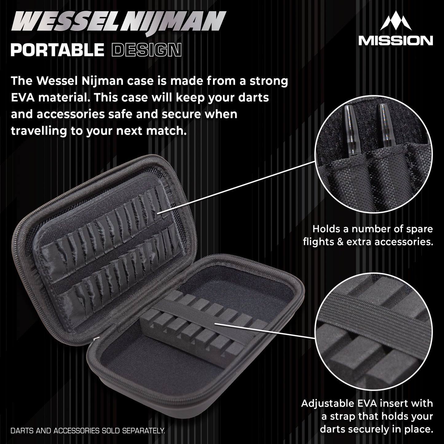 Mission Darts Players- EVA Dart Case - Wessel Nijman