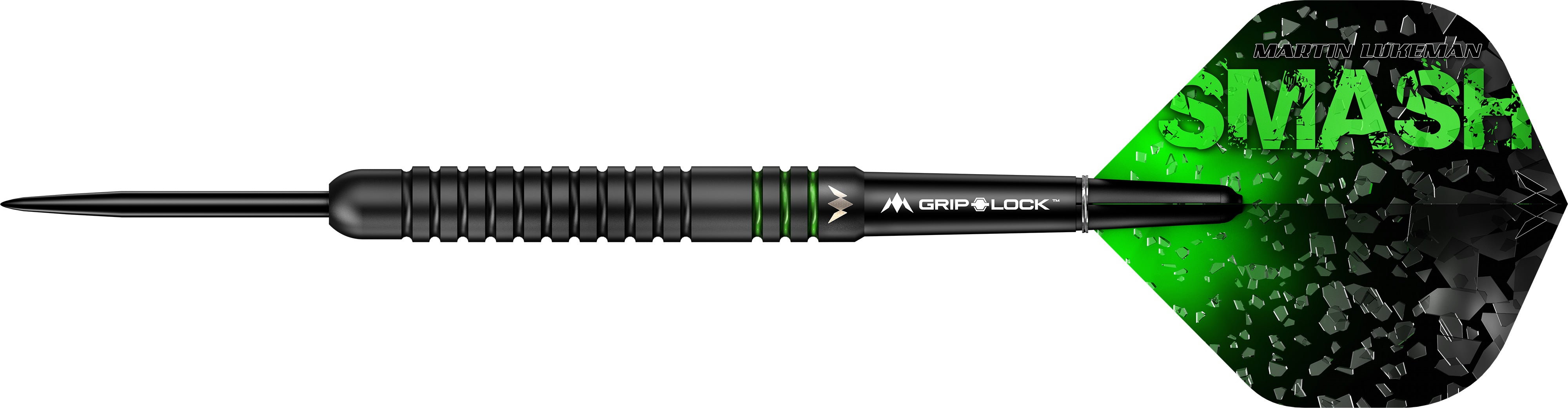 Mission Martin Lukeman Darts - Steel Tip - 90% - Smash - Black Titanium