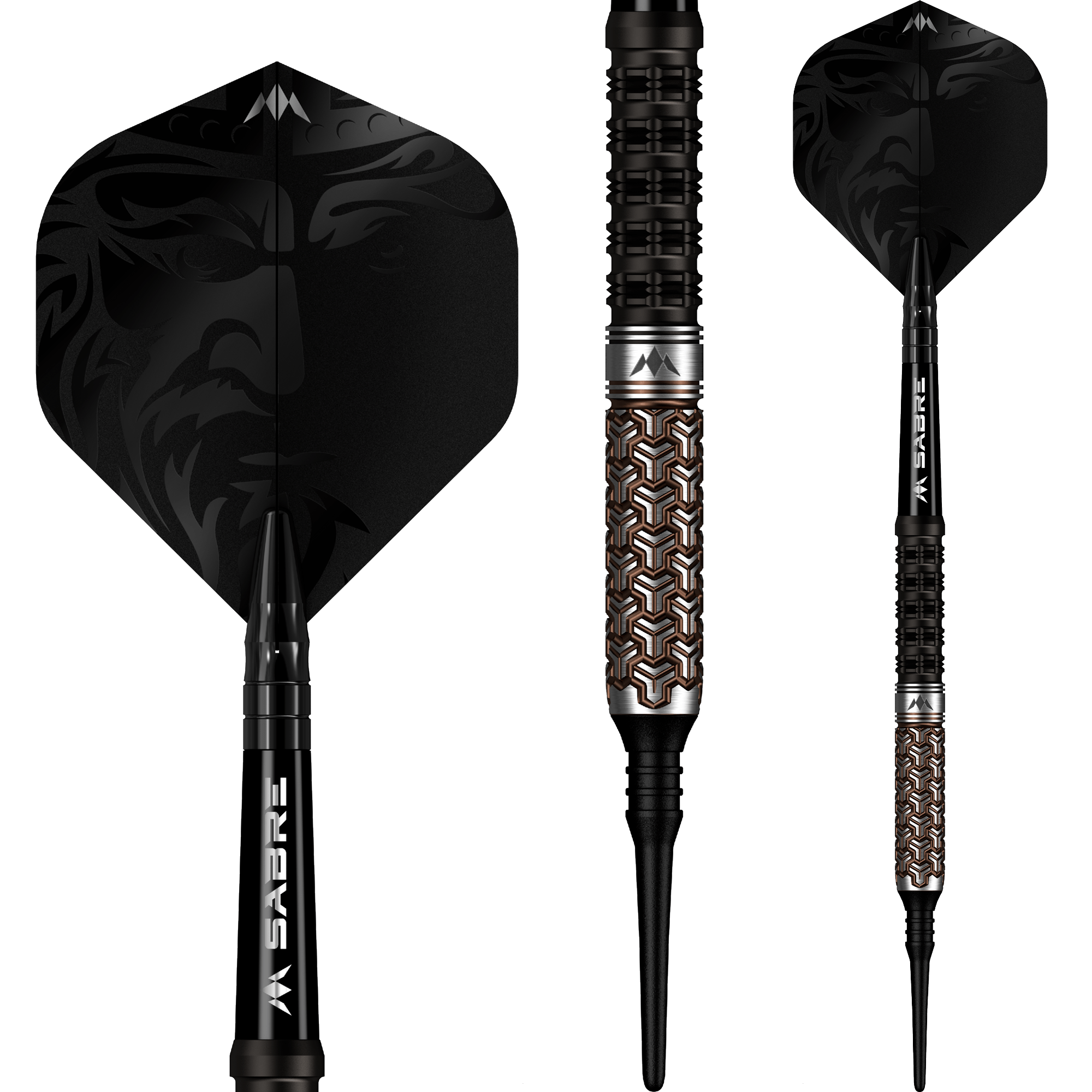 Mission Archon Darts - Soft Tip - 97.5% - Black & Bronze PVD 18g