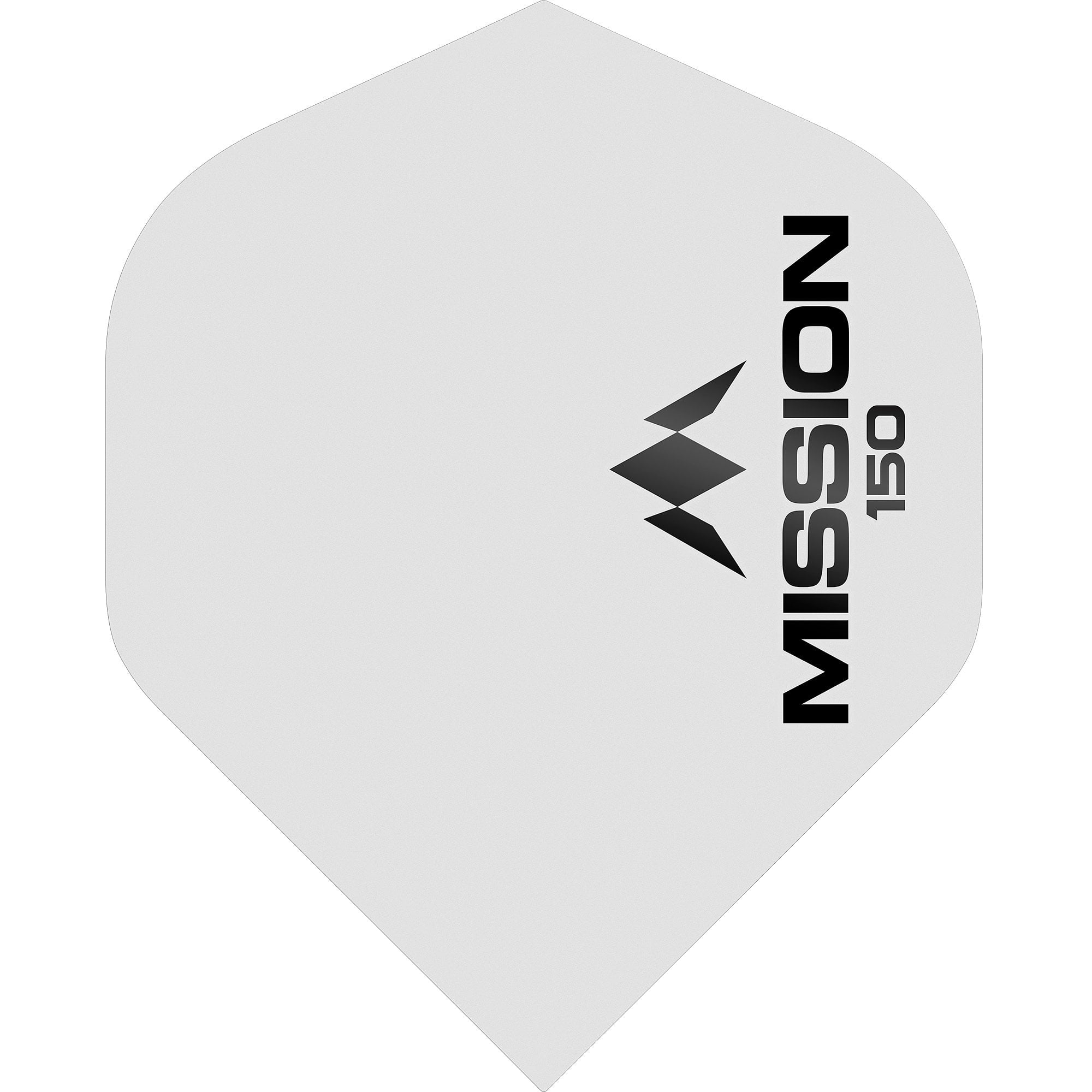 Mission Logo 150 Dart Flights - 150 Micron - No2 - Std - Matt