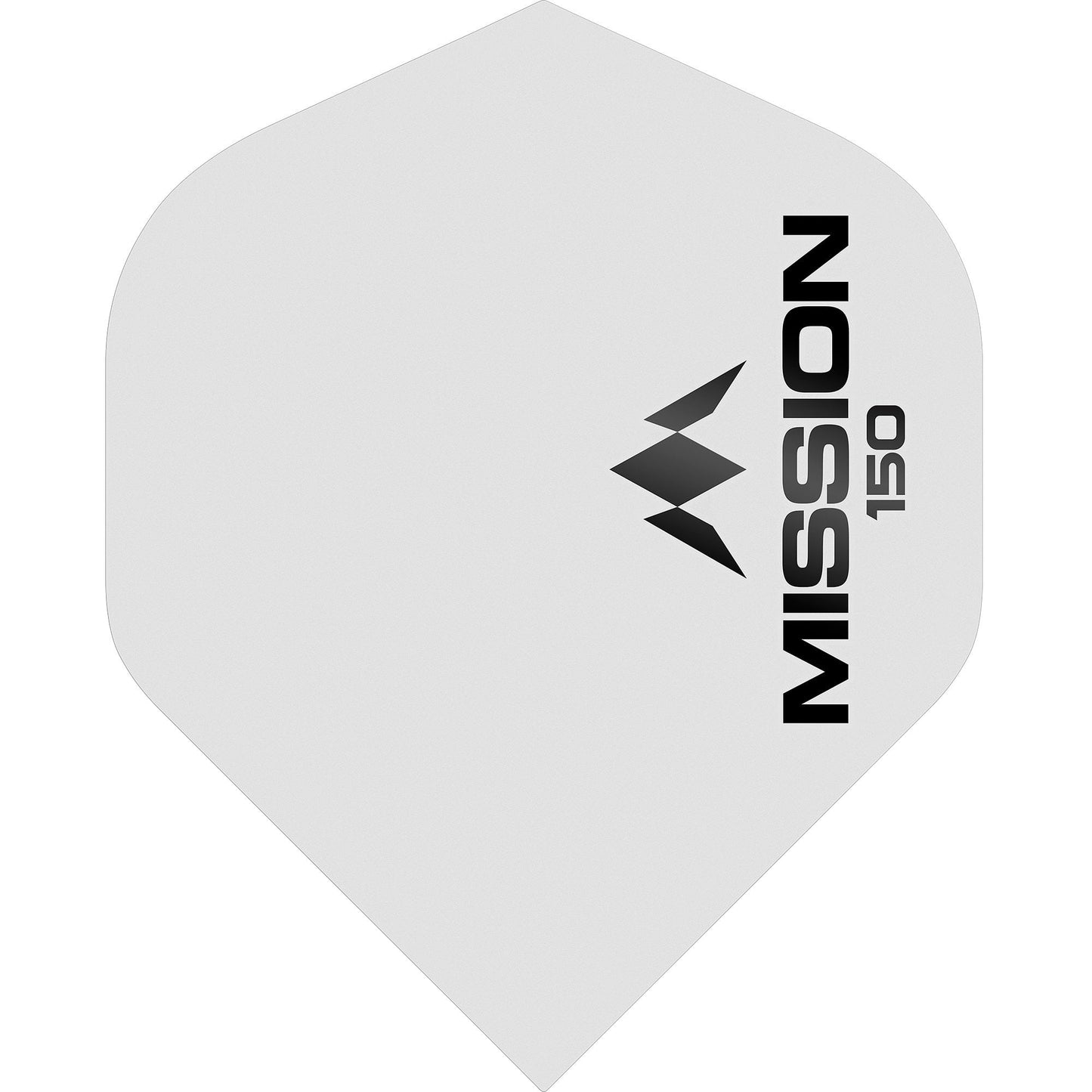 Mission Logo 150 Dart Flights - 150 Micron - No2 - Std - Matt