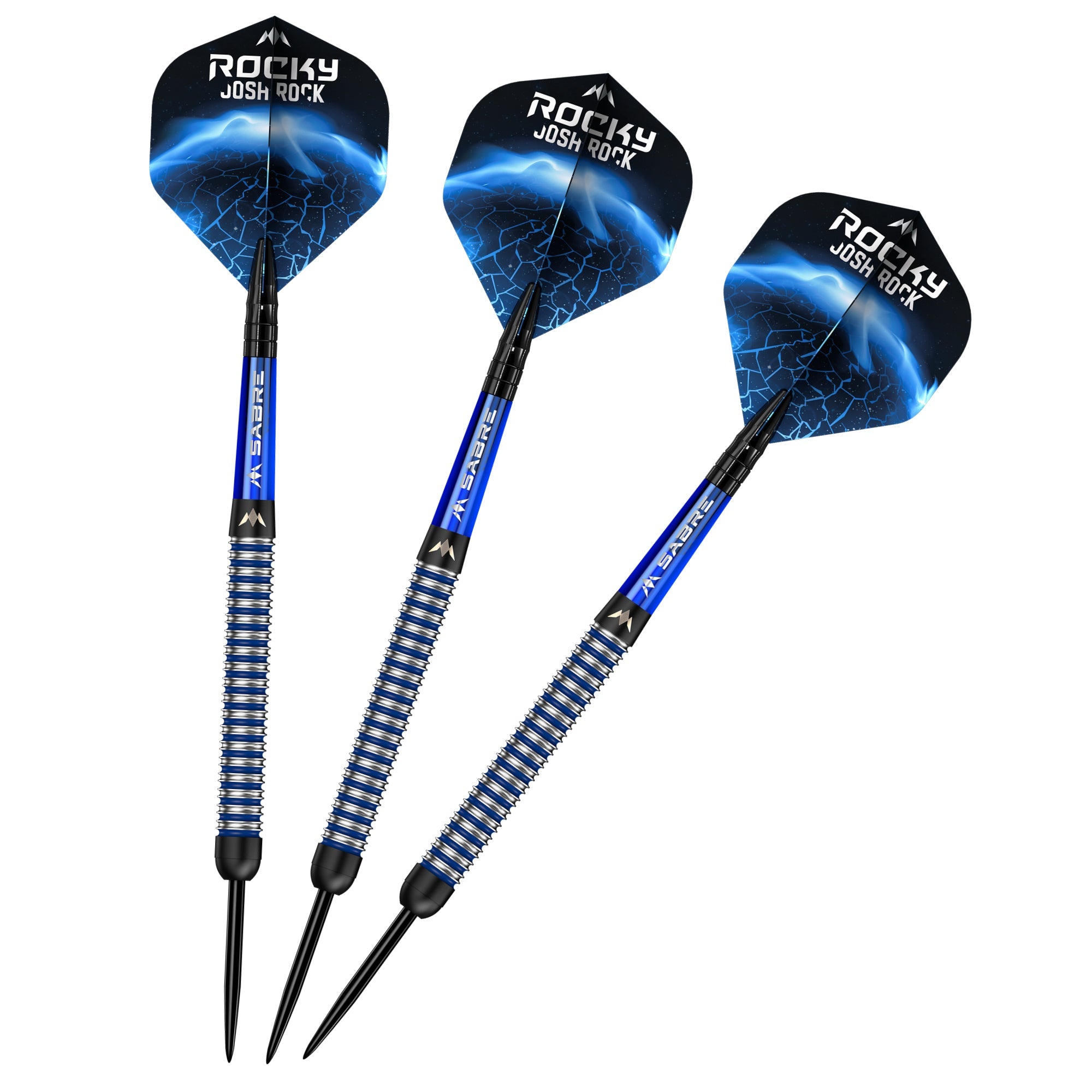 Mission Josh Rock Darts v1 - Steel Tip - The Rock - Black & Blue