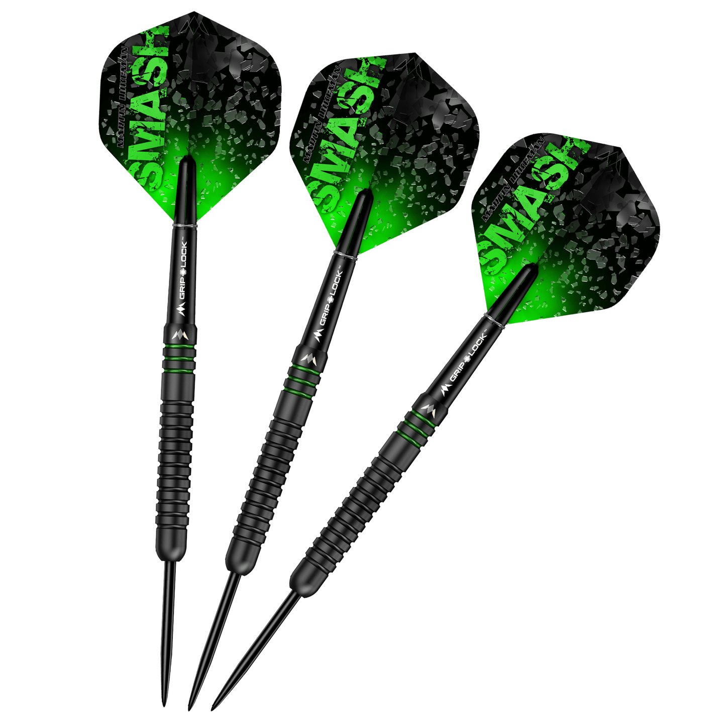 Mission Martin Lukeman Darts - Steel Tip - 90% - Smash - Black Titanium 25g