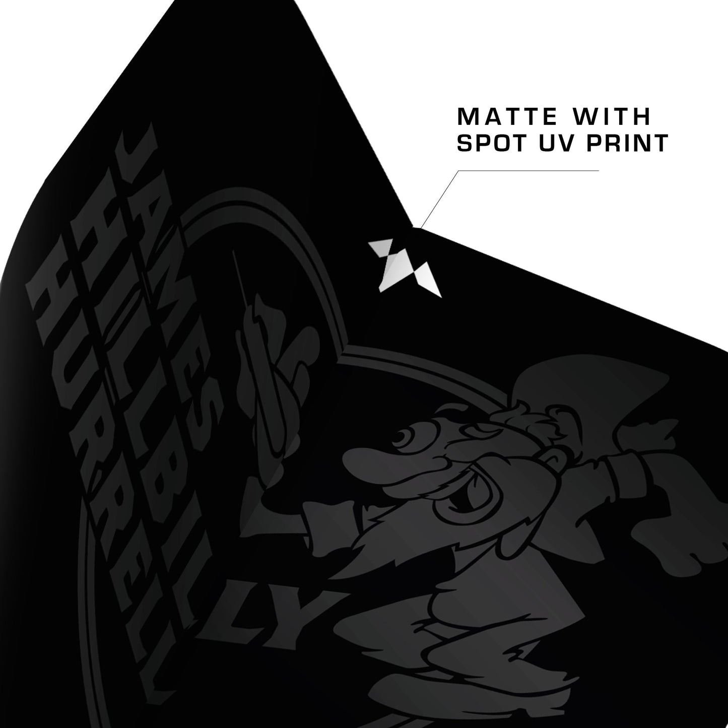 Mission Solo Dart Flights - 100 Micron - No2 - Std - James Hurrell - Hillbilly