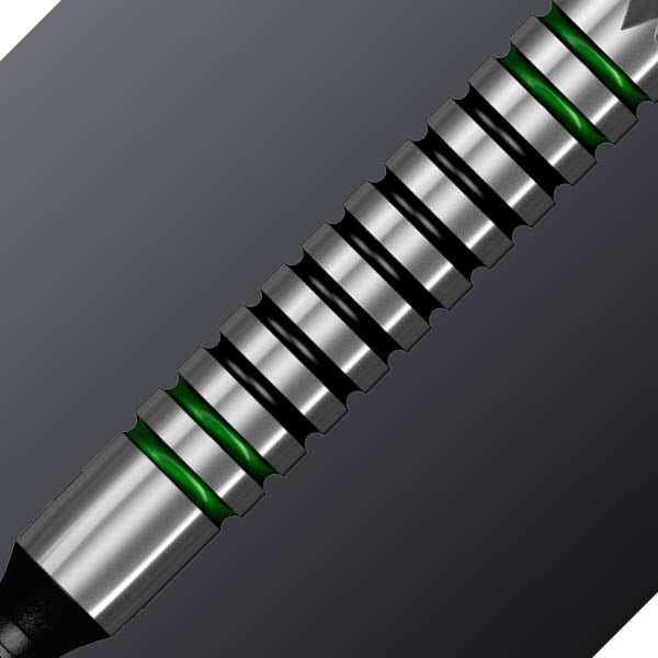 Mission Martin Lukeman Darts - Soft Tip - Black & Green - 20g