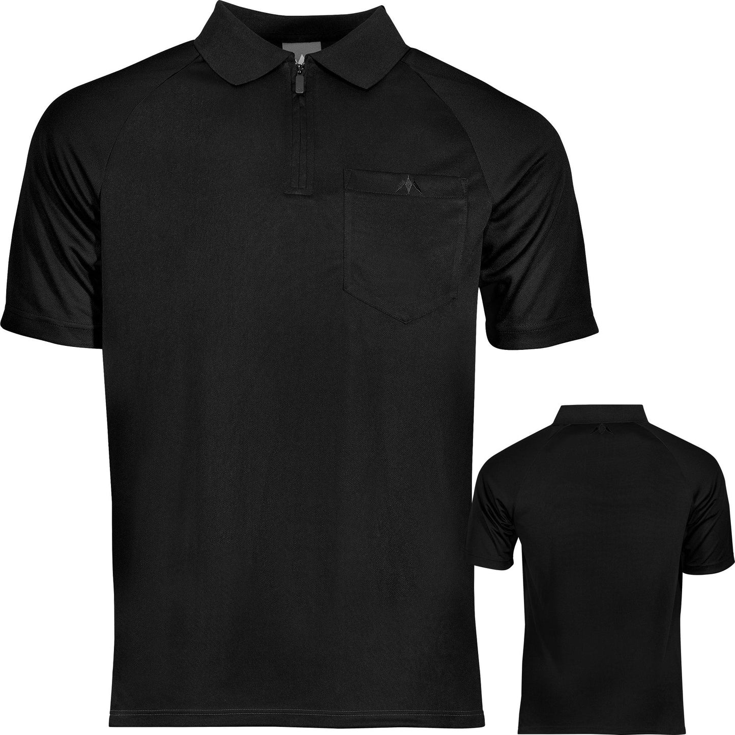 Mission Darts EXOS Cool FX Dart Shirt - Pure Black
