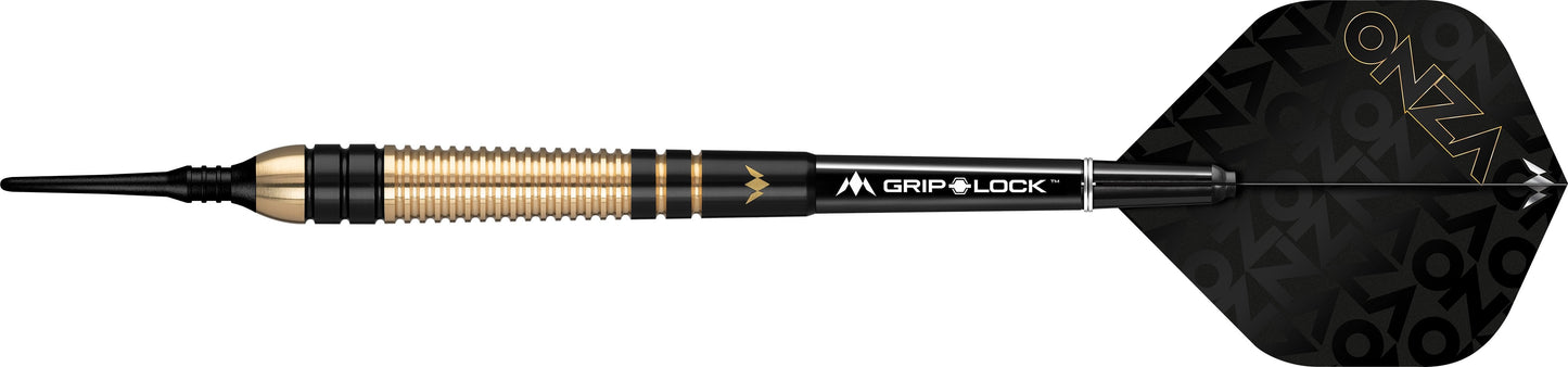 Mission Onza Darts - Soft Tip Brass - M2 - Black & Gold