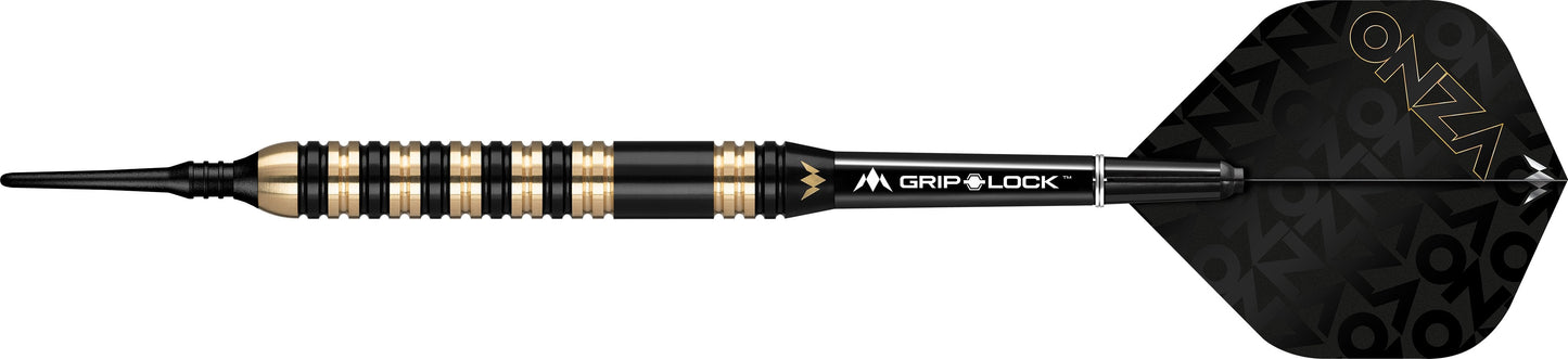 Mission Onza Darts - Soft Tip Brass - M3 - Black & Gold