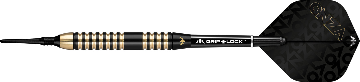 Mission Onza Darts - Soft Tip Brass - M4 - Black & Gold