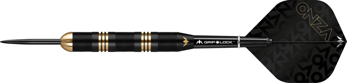 Mission Onza Darts - Steel Tip Brass - M1 - Black & Gold