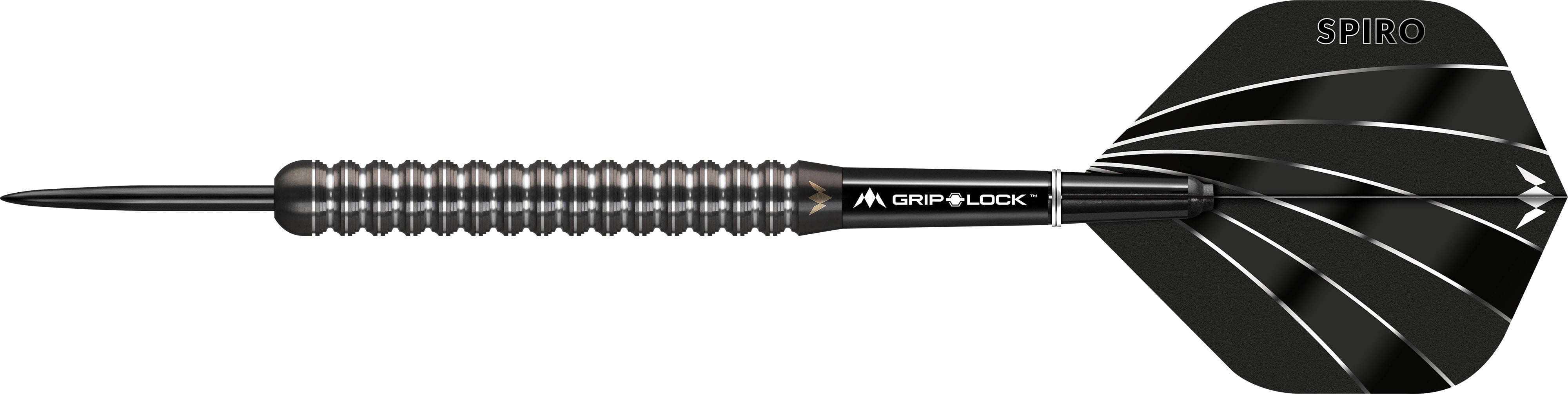 Mission Spiro Darts - Steel Tip - Graphite PVD - M1 - Black