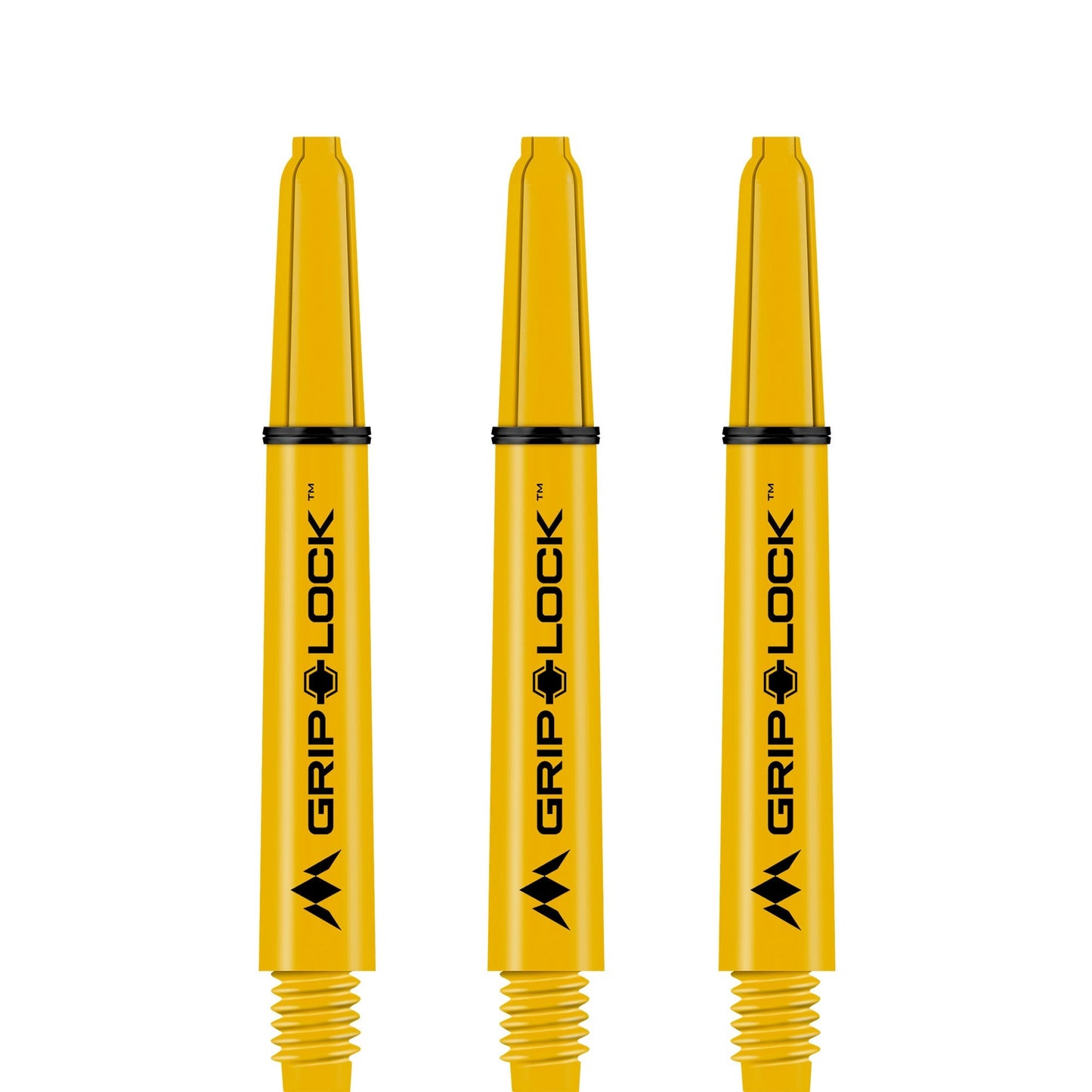 Mission GripLock Shafts - Dart Stems - Yellow