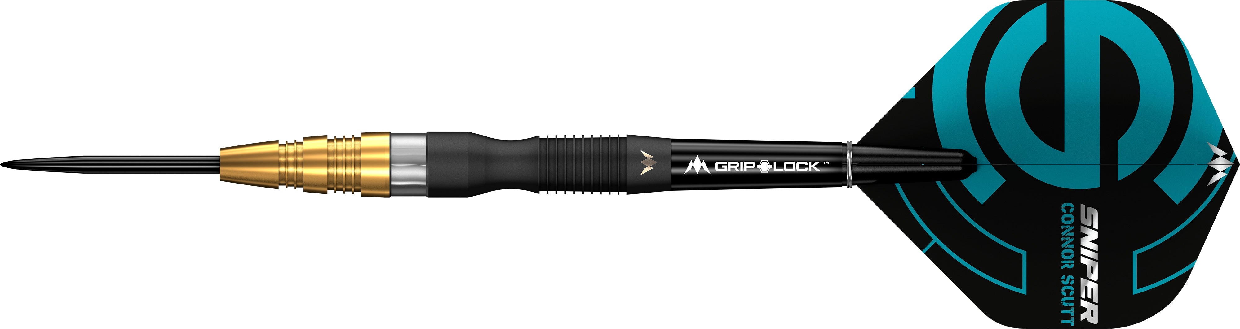 Mission Connor Scutt Darts - Steel Tip - Sniper - Black & Gold