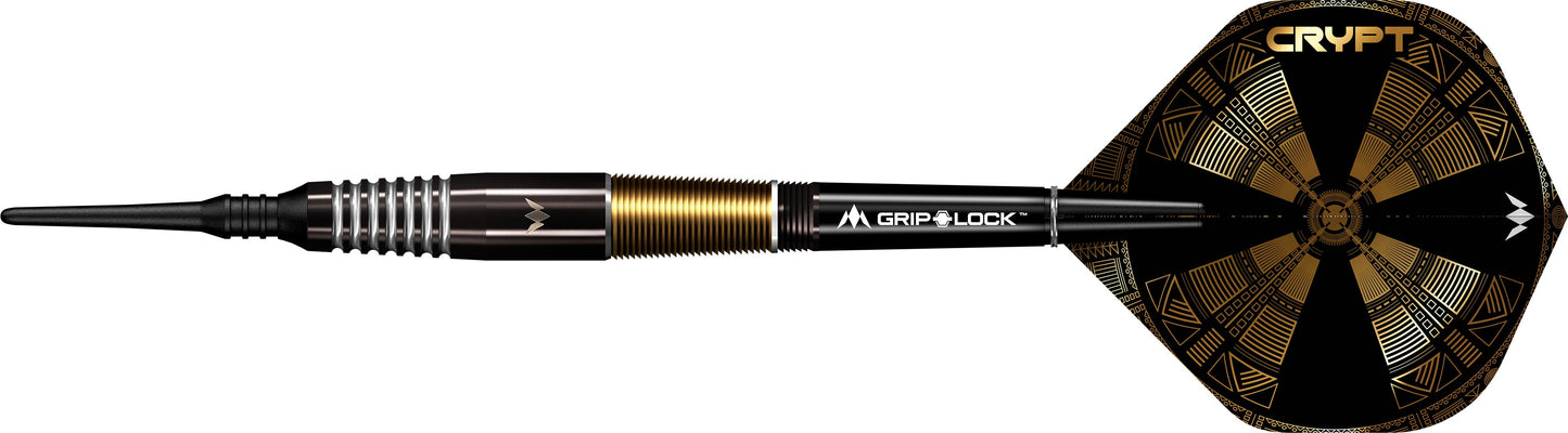 Mission Crypt Darts - Soft Tip - M2 - Black & Gold
