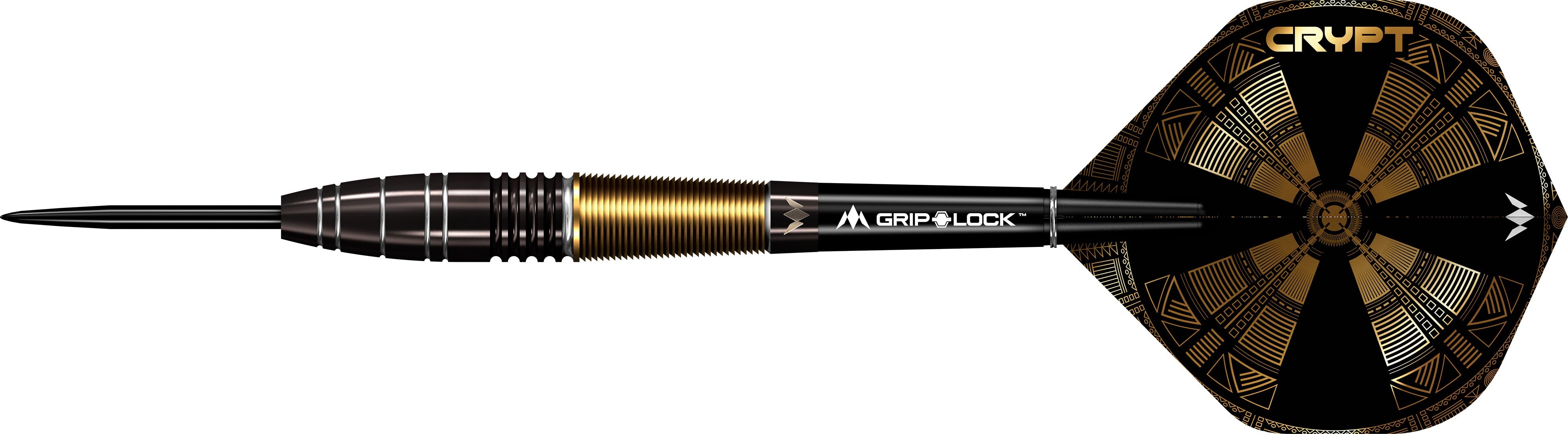 Mission Crypt Darts - Steel Tip - M1 - Black & Gold