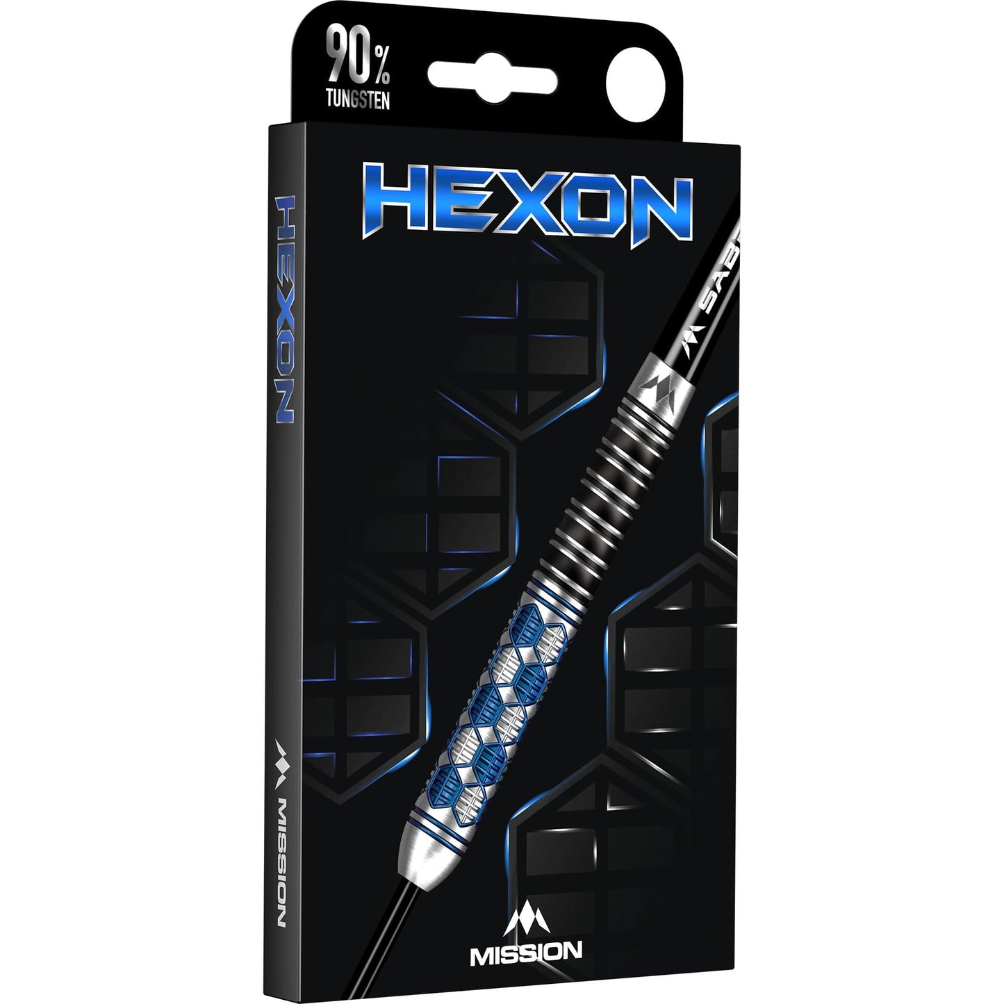 Mission Hexon Darts - Steel Tip - 90% - Blue PVD