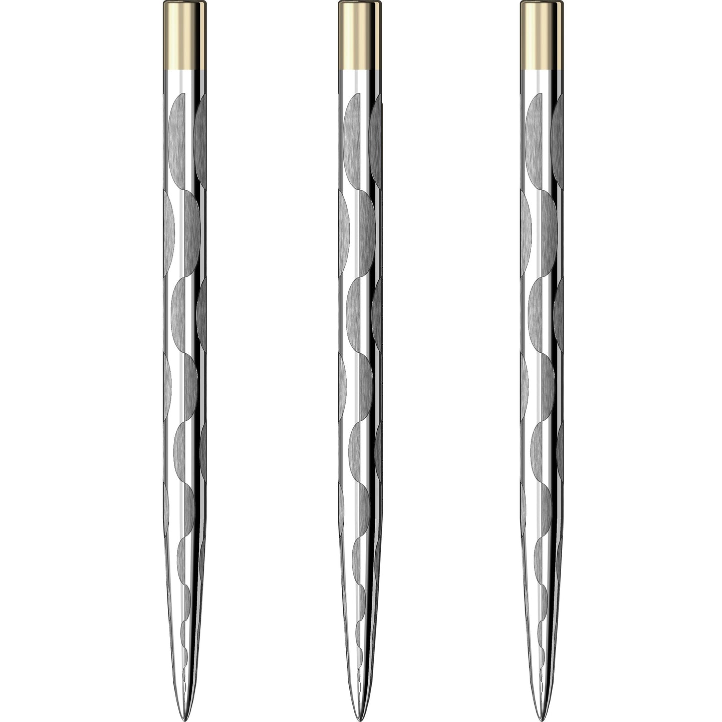 Mission Laser Plus - Steel Tip - Lasered Spare Points - Solid Arc - Silver