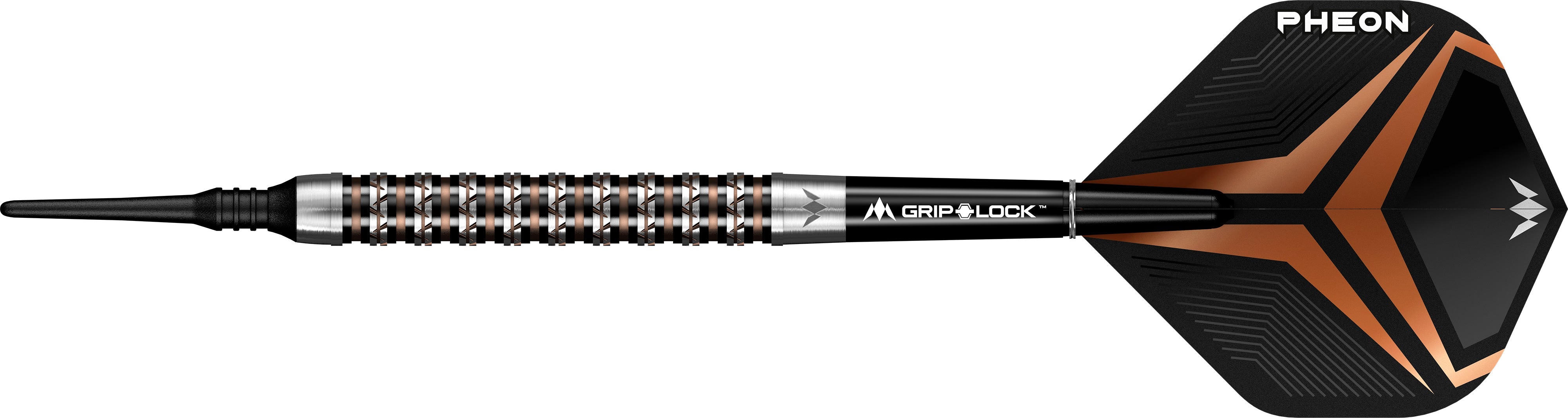 Mission Pheon Darts - Soft Tip - Electro - Black & Bronze