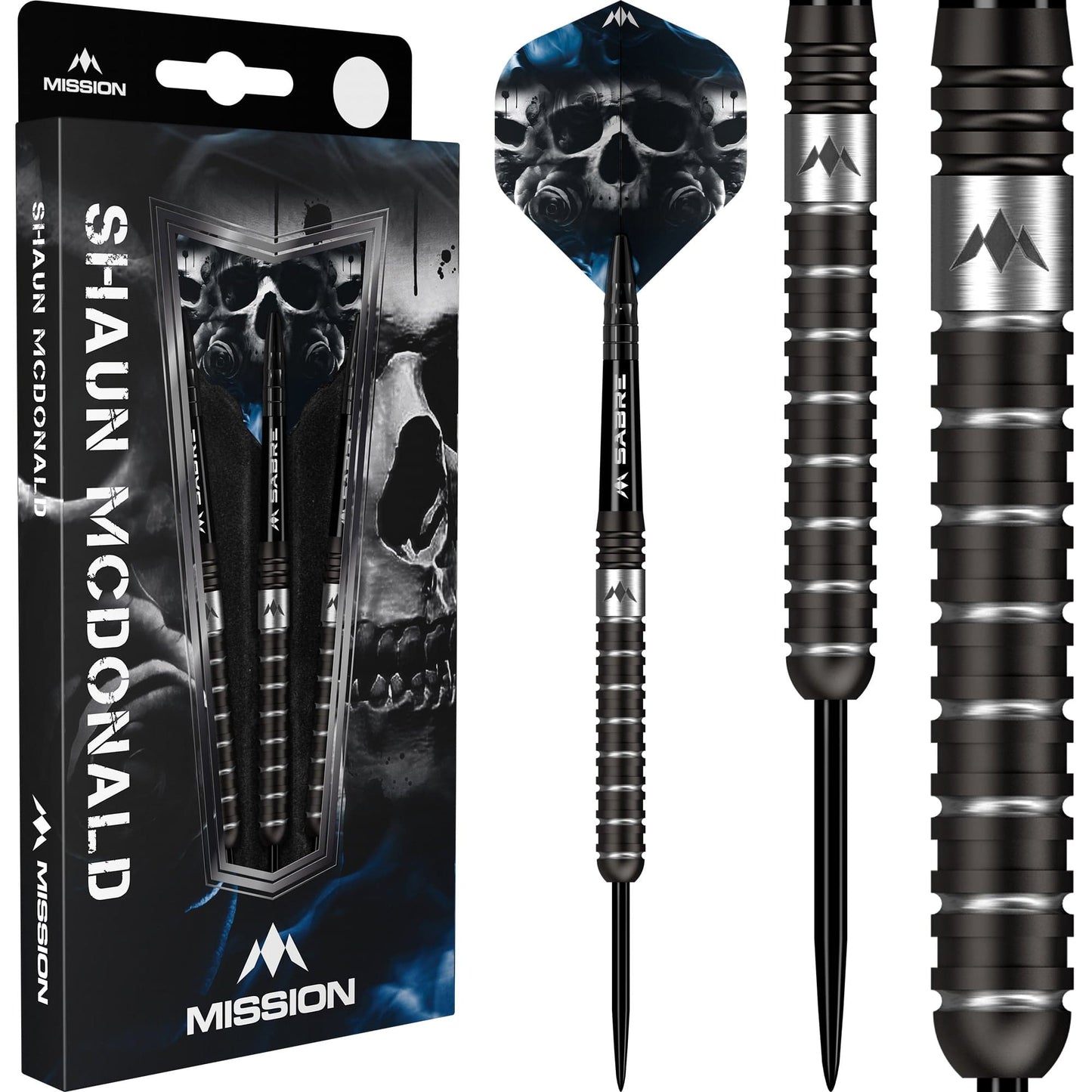 Mission Shaun McDonald Darts - Steel Tip - 95% - Black PVD