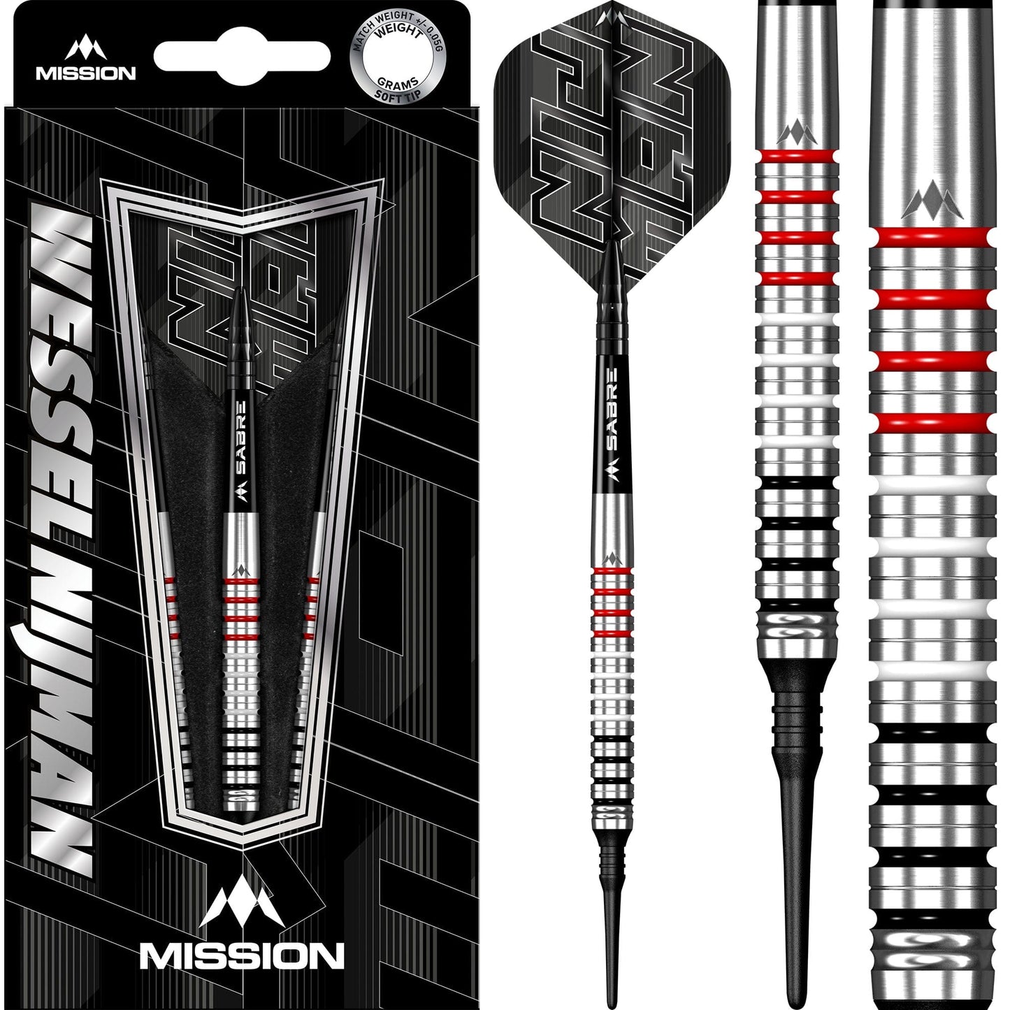 Mission Wessel Nijman Darts - Soft Tip - 95% - Natural 18g