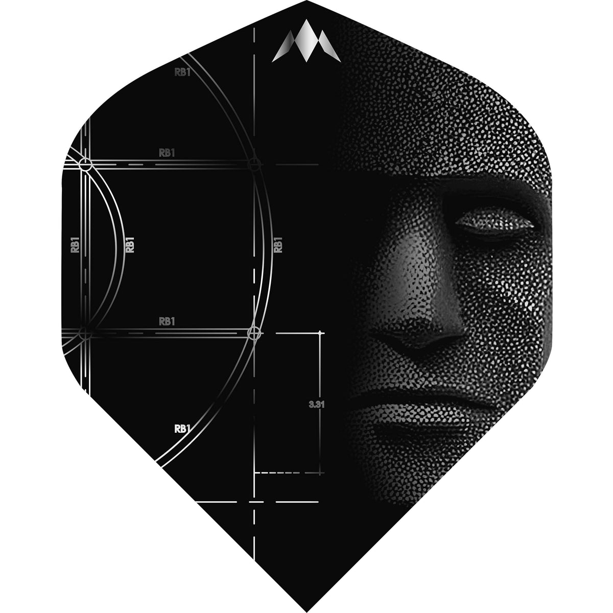 Solo Dart Flights - 100 Micron - Std - No2 - Arkitekt