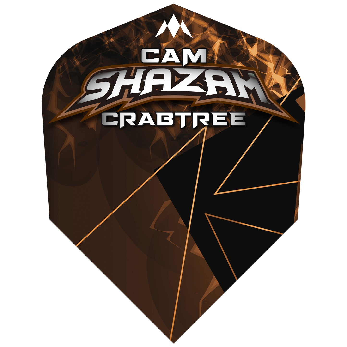 Solo Dart Flights - 100 Micron - Standard No6 - Cam Crabtree - Bronze