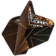 Solo Dart Flights - 100 Micron - Standard No6 - Cam Crabtree - Bronze