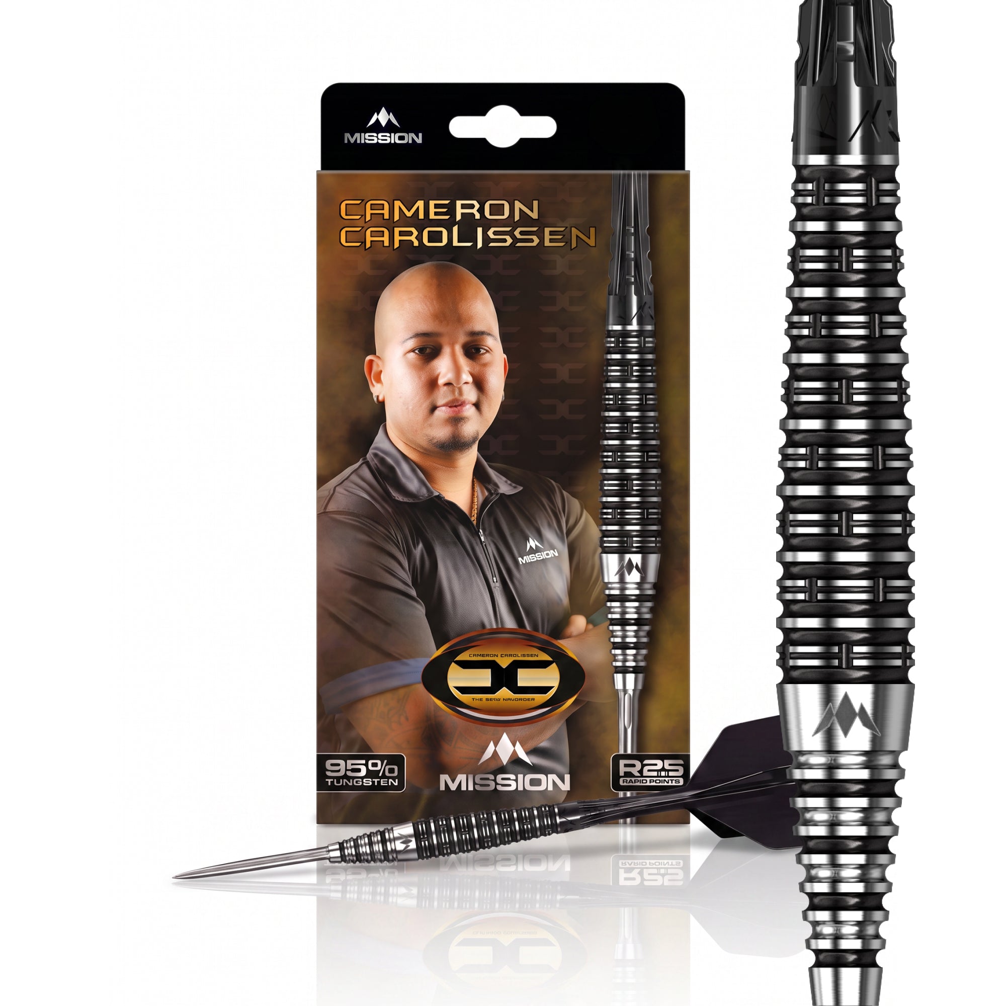 Cameron Carolissen R2.5 Darts - Steel Tip - 95% Tungsten