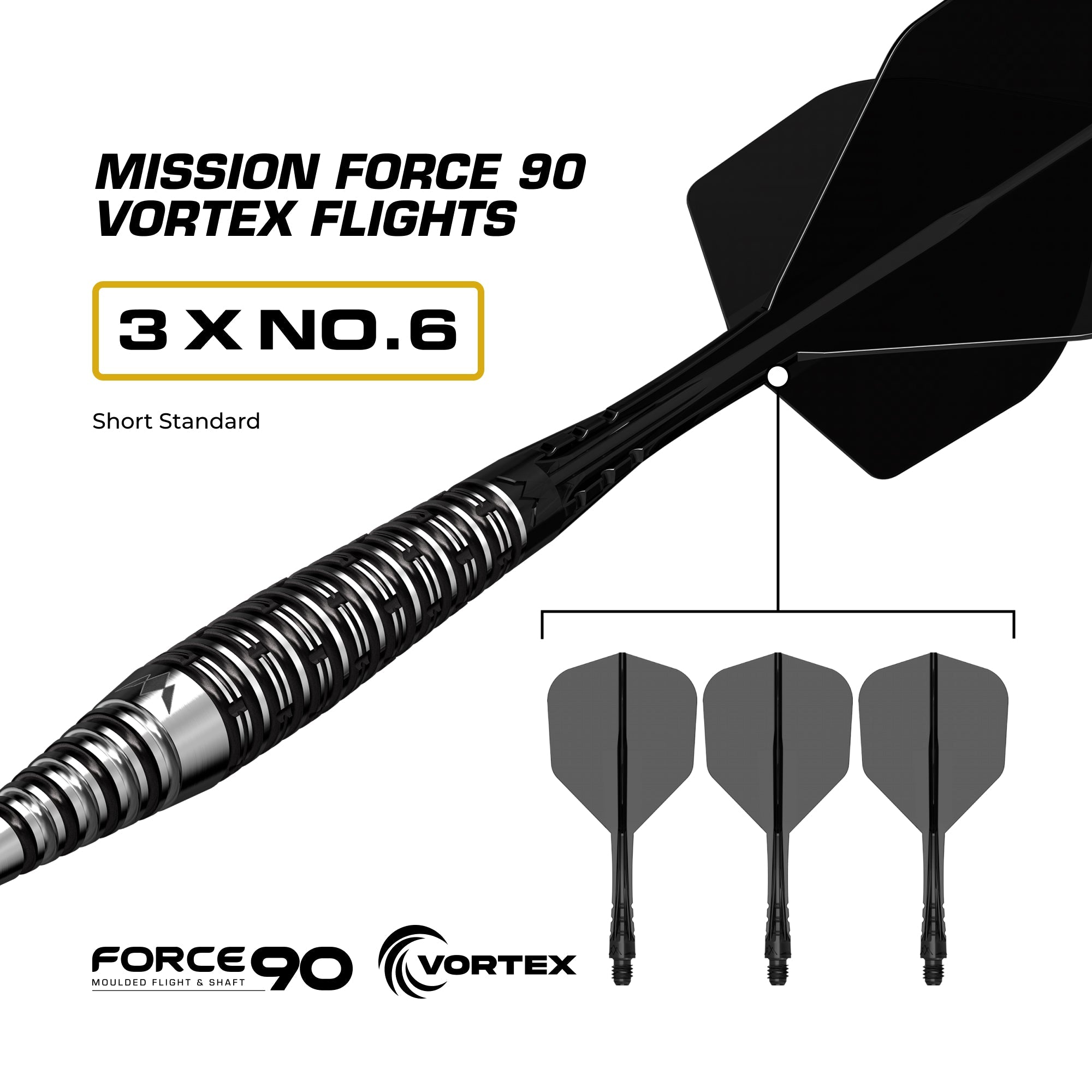 Cameron Carolissen R2.5 Darts - Steel Tip - 95% Tungsten
