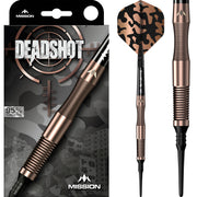 Dead Shot Darts - Soft Tip - 95% Tungsten - Bronze