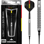 Mike De Decker Darts - Soft Tip - Brass - Tungsten Look - 18g
