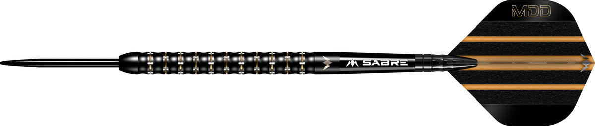 Mike De Decker Darts - Steel Tip - 95% Tungsten - Black & Gold PVD
