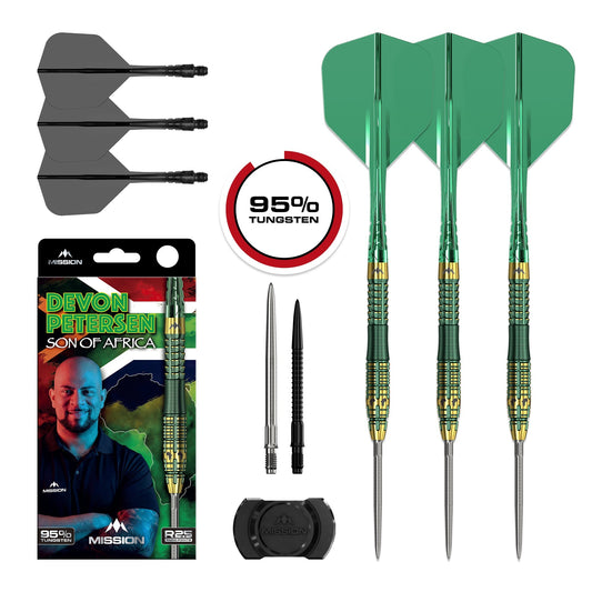 Devon Petersen R2.5 Darts - Steel Tip - 95% Tungsten