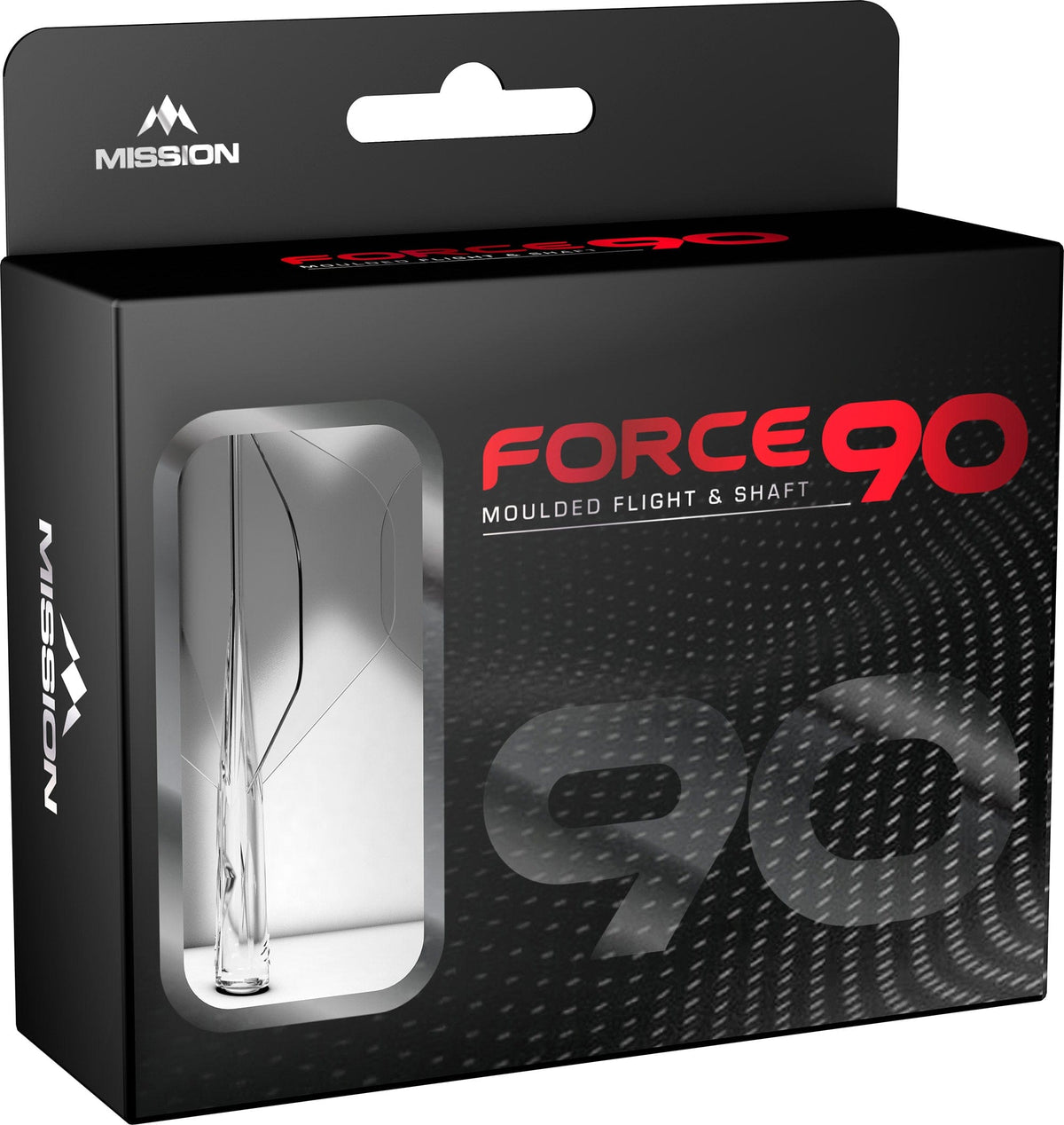 Mission Force 90 - New Moulded Flight & Shaft System - Clear - Standard No2