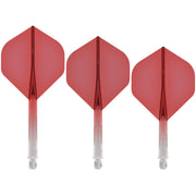 Force 90 Gradient - Moulded Flight & Shaft System - Standard No2 - Red