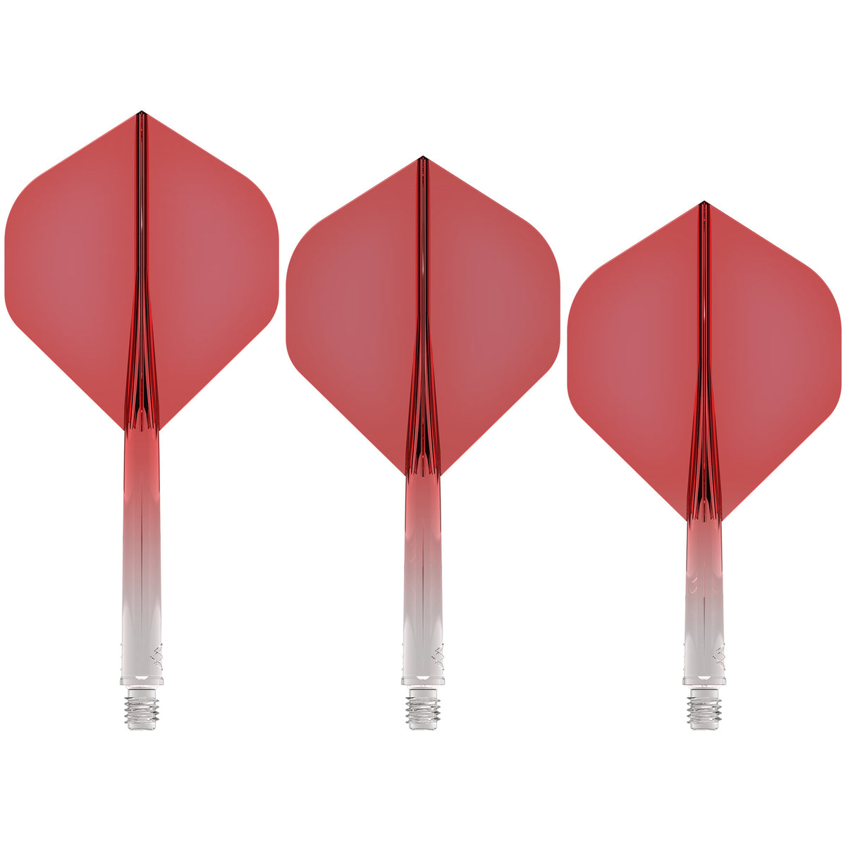 Force 90 Gradient - Moulded Flight & Shaft System - Standard No2 - Red
