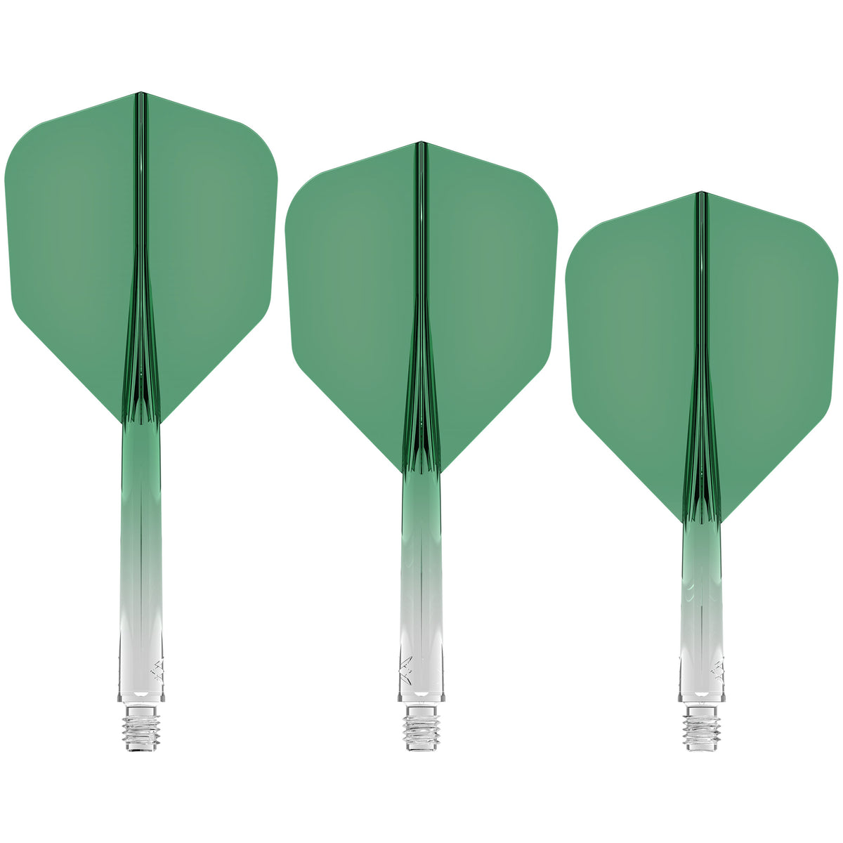 Force 90 Gradient - Moulded Flight & Shaft System - Standard No6 - Green