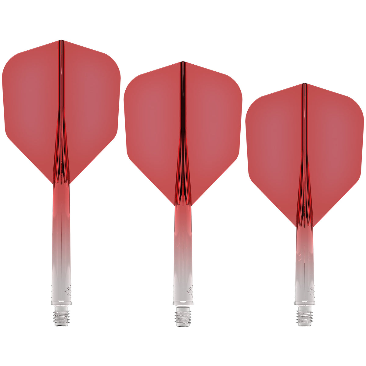 Force 90 Gradient - Moulded Flight & Shaft System - Standard No6 - Red