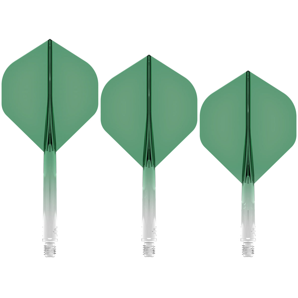 Force 90 Gradient - Moulded Flight & Shaft System - Standard No2 - Green